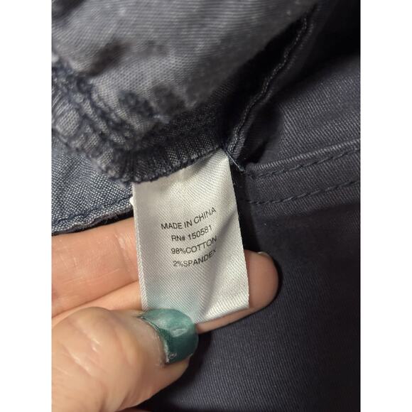 Flag & Anthem Men's 32X34 Navy Chino Pants Straight Leg Casual Essential Travel - Picture 5 of 9